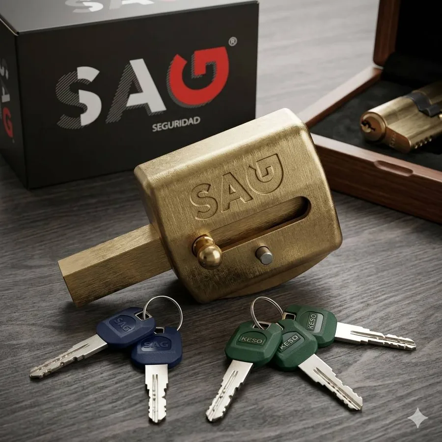 Cerrojo de seguridad SAG con llaves